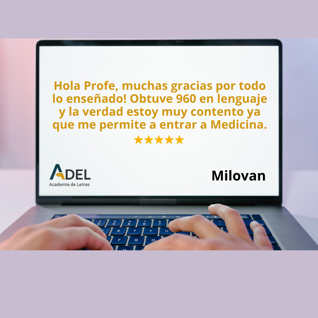 Testimonio alumno Preuniversitario Testimonio MIlován