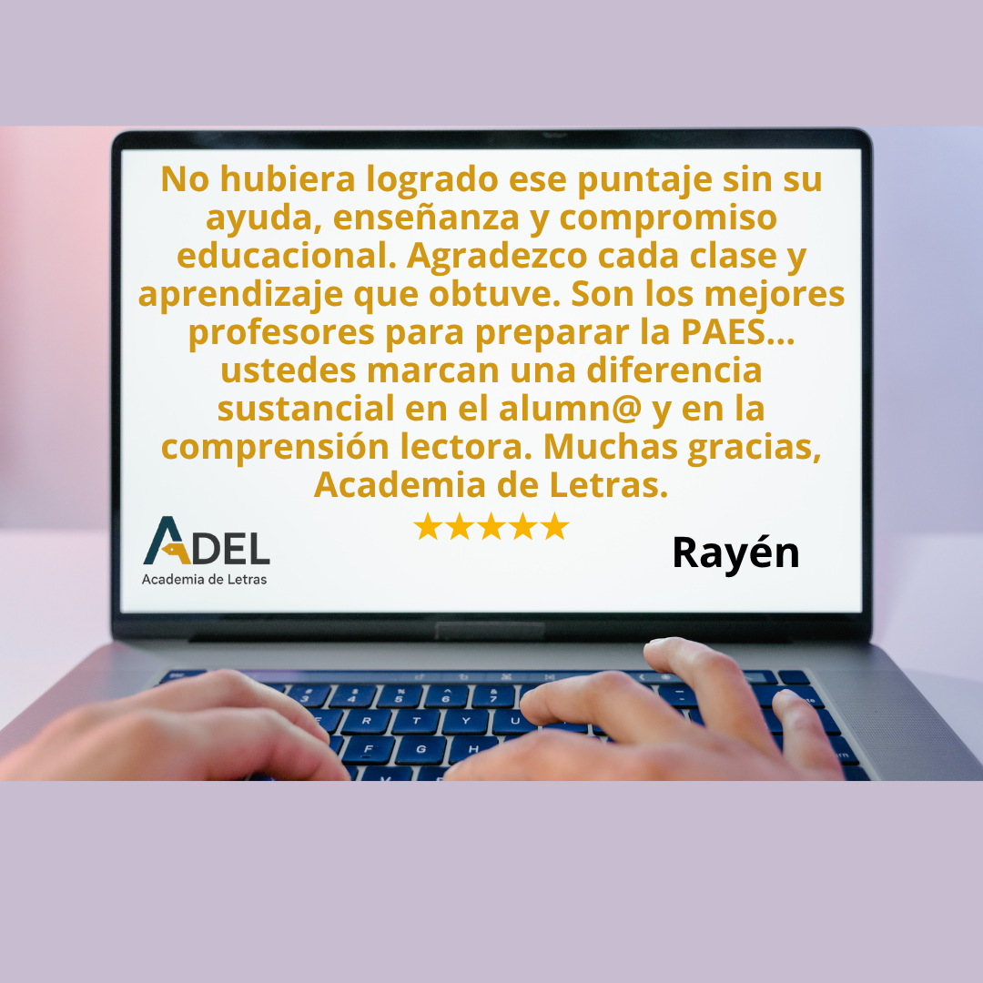 Testimonio alumna Preuniversitario Testimonio Rayén